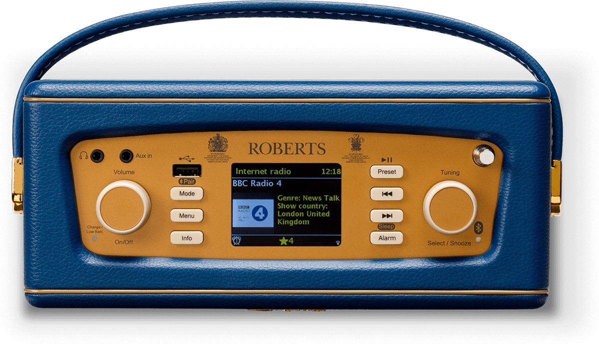Chêne Bluetooth Télécommande Snooze UPnP Réveil à Double Alarme Radio numérique Dab/Dab+ Majority Sidney Radio Internet Wi-FI Connexion FM Radio Entrées AUX & USB MP3 