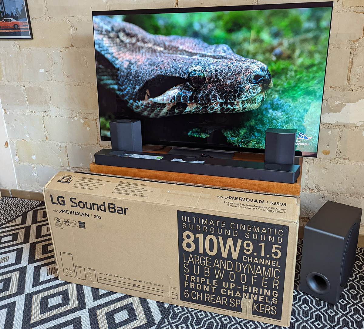 Diskant bøf Emigrere LG S95QR wireless home theater + LG OLED65G2 4K TV review - Son-Vidéo.com:  blog