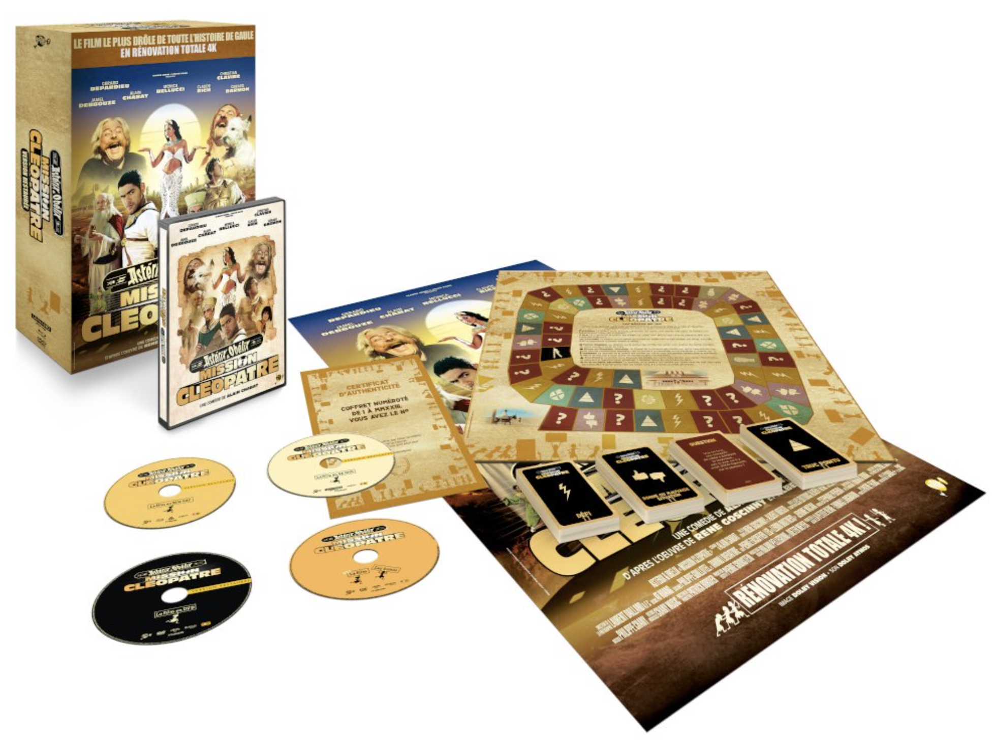 Astérix et Obélix : Mission Cléopâtre en Blu-ray 4K et Dolby Atmos